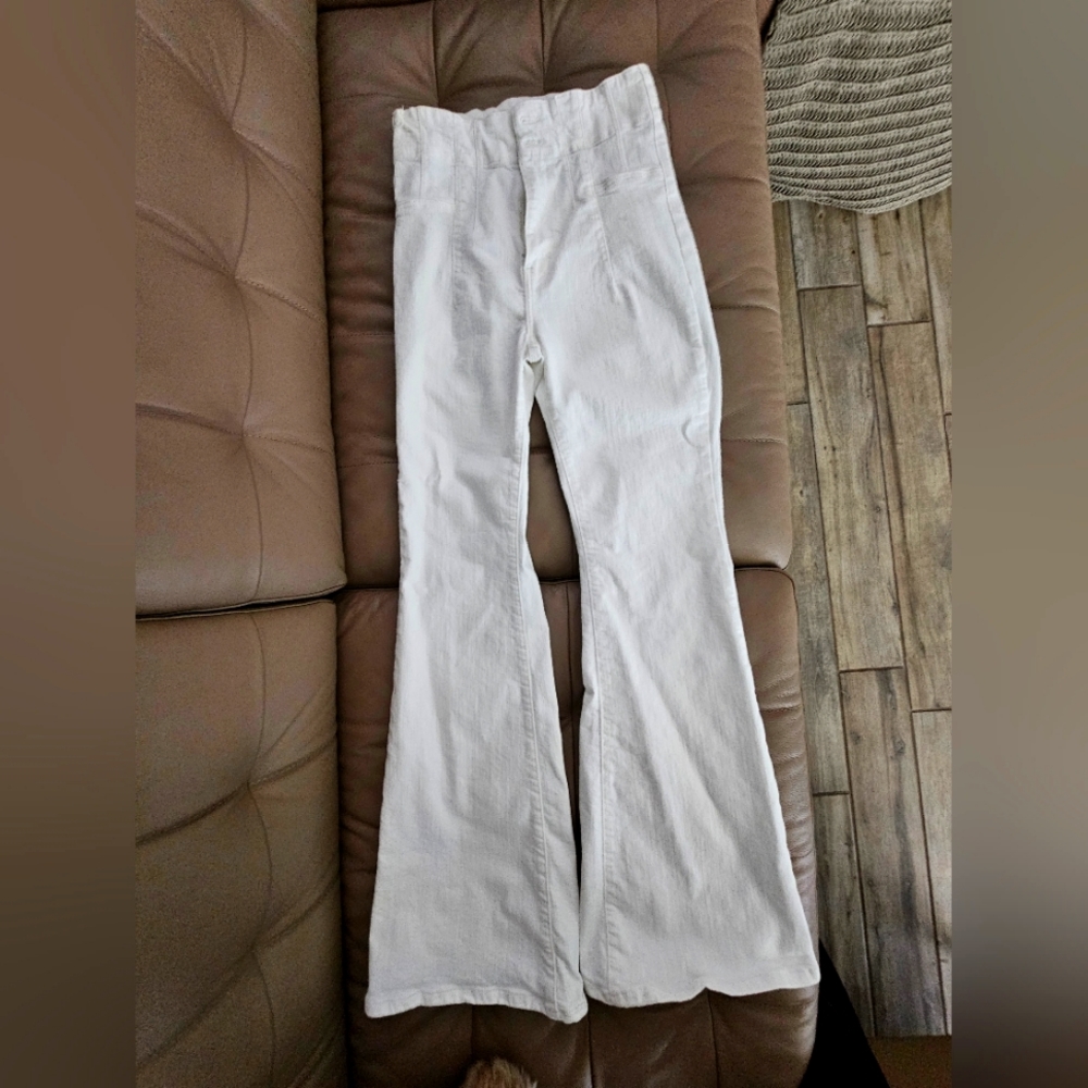 Free People Flared Hi Rise Jeans